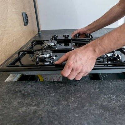Gas hob installation, BA22